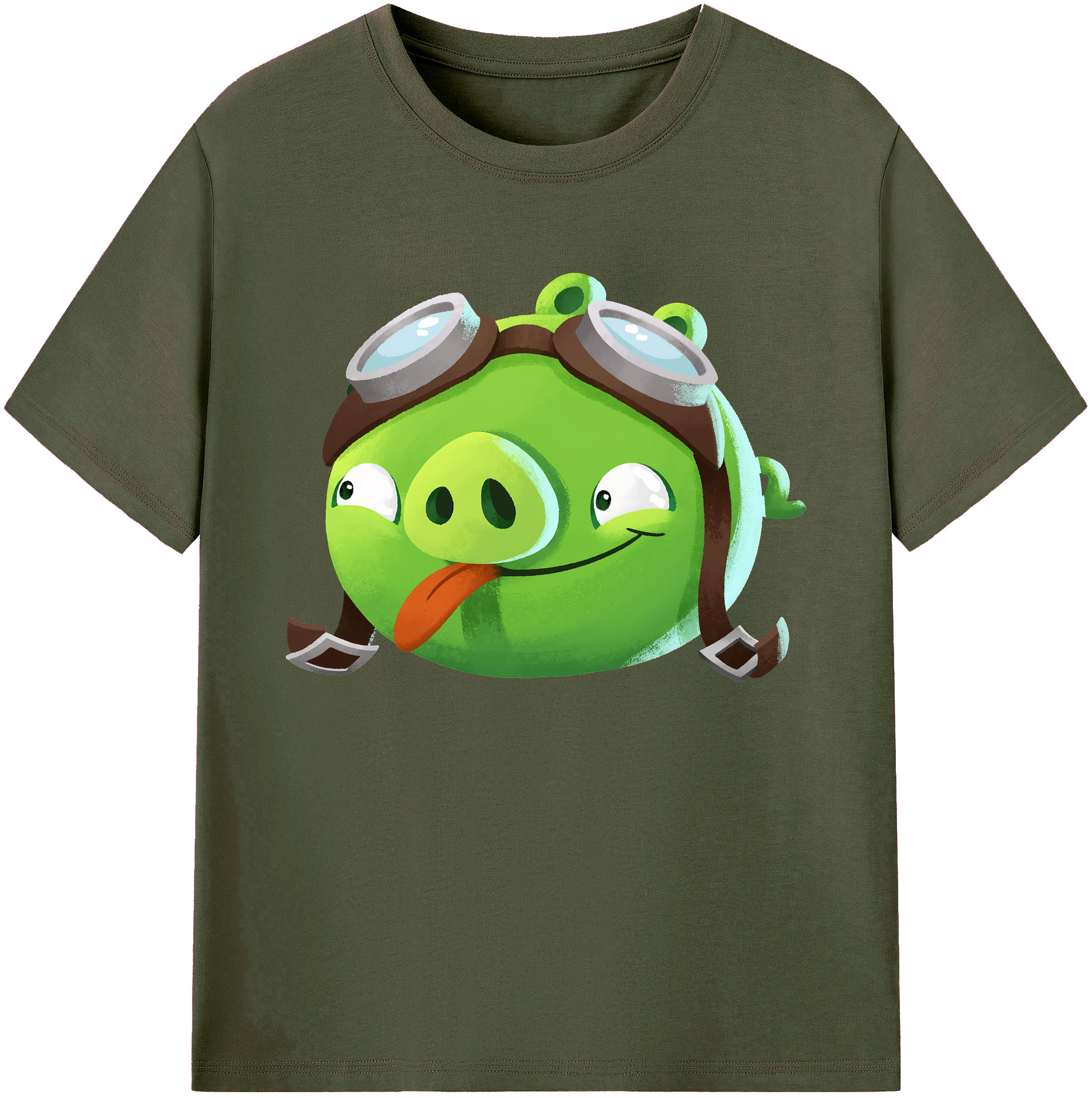 （画像用） Angry Birds アングリーバード 綿100％ メンズ半袖Tシャツ｜肌触りやわらか＆通気性